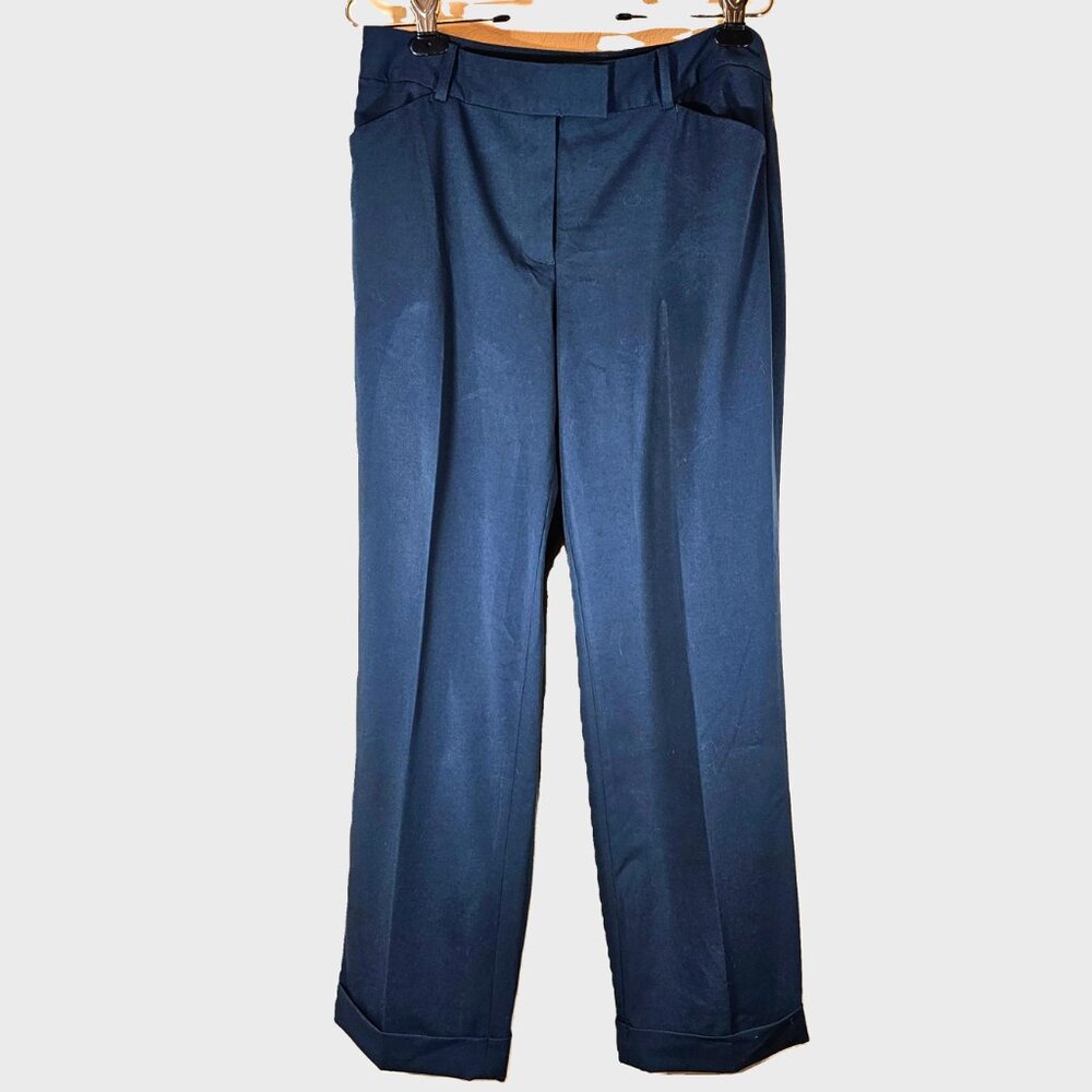 Liz Claiborne Dark Teal Blue Trouser Size 8